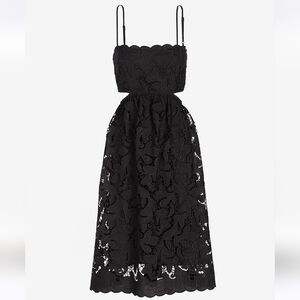 EXPRESS LACE MIDI DRESS